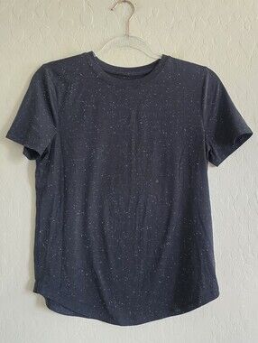 Lululemon Short Sleeve Tee No Size Black Dye Splatter